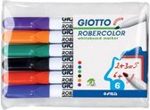 Giotto Box of 6 whiteboard markers Robercolor tip 4mm