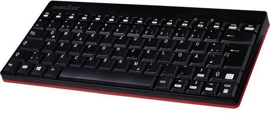 Perixx PERIDUO-712 Combo Teclado Pequeño y Mouse Inalámbrico, Color Negro, Español QWERTY con Ñ