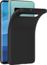 Samsung Galaxy S10 Plus - Silicone Hoesje - Zwart