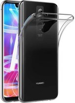 Hoesje Geschikt voor: Huawei Mate 20 Lite - Silicone - Transparant