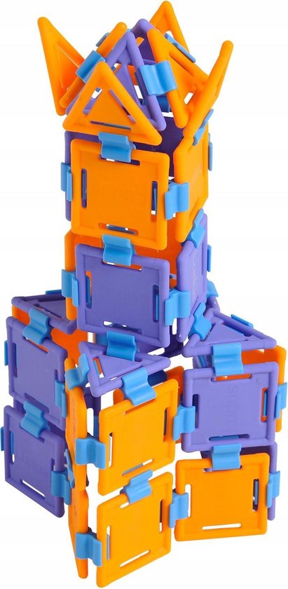 Thumbnail van een extra afbeelding van het spel 3D link creatieve bouwbox voor kleuters vanaf 4 jaar - 100stuks