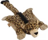 Ebi hondenknuffel Flattyleopard unstuffed squeak & crack & rope 54x27CM