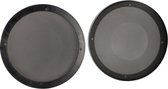 Luidsprekergril voor speakers met een diameter van Ã˜ 200 mm. inhoud: 2 stuks