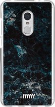 Xiaomi Redmi 5 Hoesje Transparant TPU Case - Dark Blue Marble #ffffff