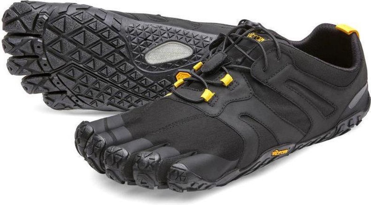 Vibram Five Fingers V-Trail 2.0 - Trailrunningschoenen - Heren Black / Yellow 46