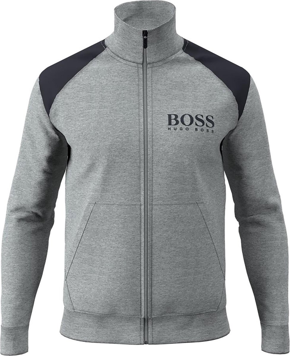 Hugo Boss heren lounge vest middeldik - grijs - Maat XL | bol.com