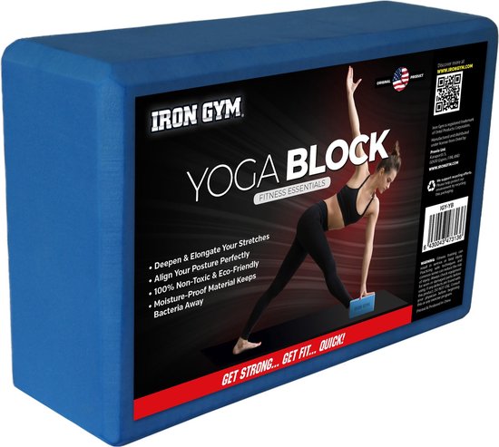 Iron Gym Yoga Blok - hulpmiddel voor yogaoefeningen | bol.com