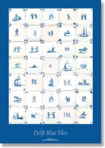 Poster, 50x70, Delfts Blauwe Tegels , c 1600
