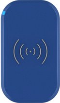 Draadloze Qi Smartphone oplader met 3 coils - 10W - Blauw