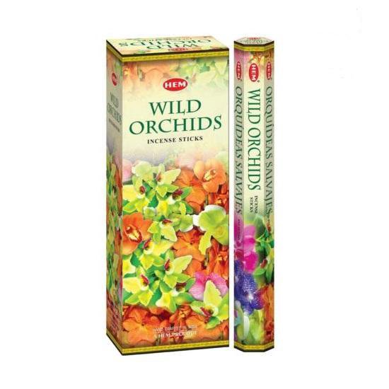 HEM Wierook - Wild Orchids - Slof (6 pakjes/120 stokjes)