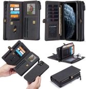 iPhone 11 Hoesje Zwart - Multi Wallet Case  | Opbergvakjes | Magnetisch | Kickstand