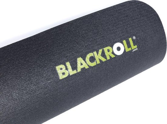 Blackroll Mat Anti-slip Fitnessmat Zwart 185 cm