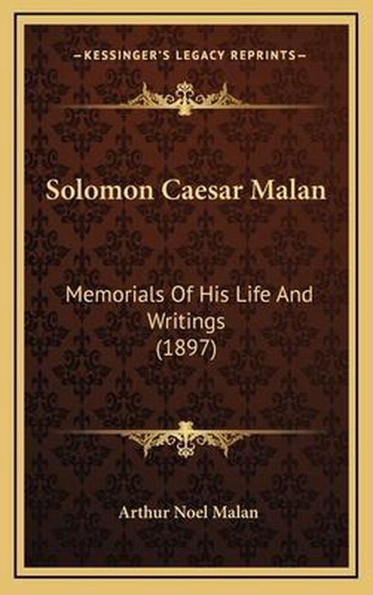 Solomon Caesar Malan, Arthur Noel Malan 9781165060900 Boeken