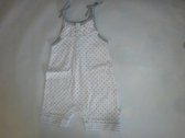 Noukie's - Combi wit met stippen rood / grijst - 74 ( 9 maand )