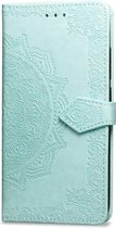 Bloem groen agenda case hoesje iPhone SE (2020) / 7 / 8