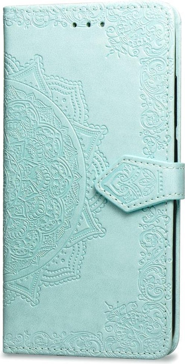 Bloem groen agenda case hoesje iPhone SE (2020) / 7 / 8