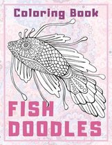 Fish Doodles - Coloring Book
