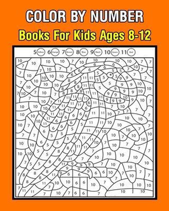 Color By Number Books For Kids Ages 812, Master Coloring Publishing