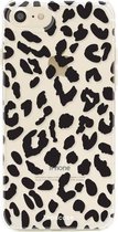 iPhone SE (2020) hoesje TPU Soft Case - Back Cover - Luipaard / Leopard print