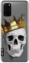 Casetastic Samsung Galaxy S20 Plus 4G/5G Hoesje - Softcover Hoesje met Design - Royal Skull Print