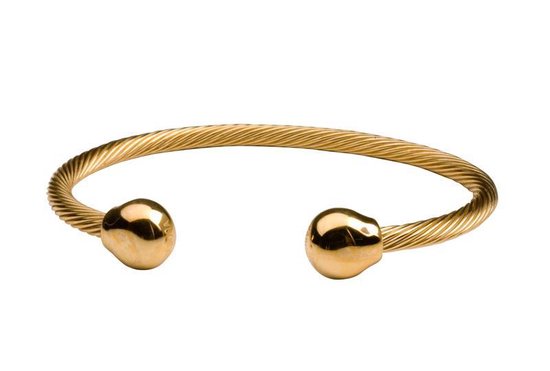 wijsvinger Temerity erwt Magneet Armband Twist Pure Gold L | bol.com