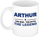 Arthur The man, The myth the legend cadeau koffie mok / thee beker 300 ml
