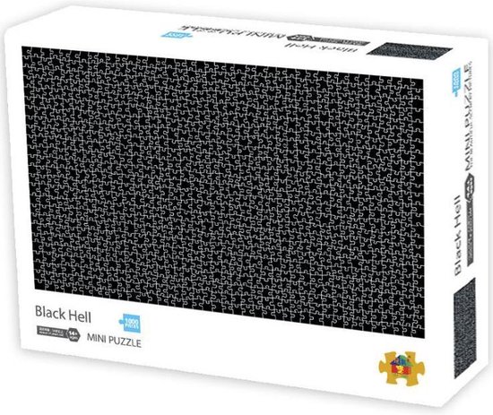 Puzzel 1000 stukjes volwassenen Zwarte hel 42,5x30cm | bol.com