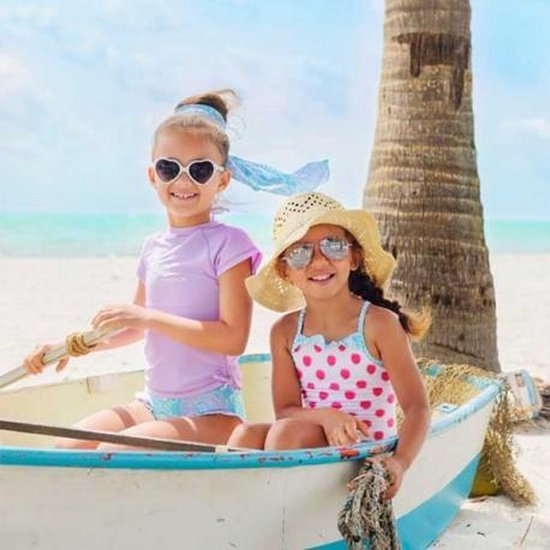 Snapper Rock - UV zwemshirt voor meisjes - Lavendel - maat 98-104cm | bol