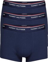 Tommy Hilfiger trunks (3-pack) - heren boxers normale lengte - blauw -  Maat: M