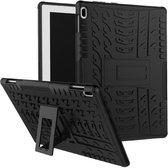 Lenovo Tab E10 hoes - Schokbestendige Back Cover - Zwart