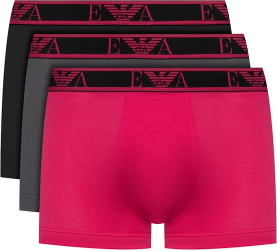 Emporio Armani Onderbroek - Maat XL - Mannen - roze/grijs/zwart | bol.com