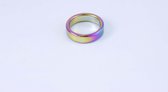 Mr. Pearl 45 | Stainless Steel Cock Ring - Thickness 6 mm. Heigth 15 mm. Ø 45 mm.