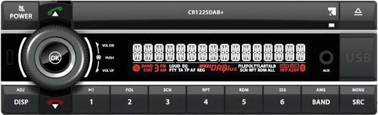 Kienzle CR1225DAB+ - 1DIN autoradio - DAB+ - CD - FM - Bluetooth - Premium  radio ook... | bol.com