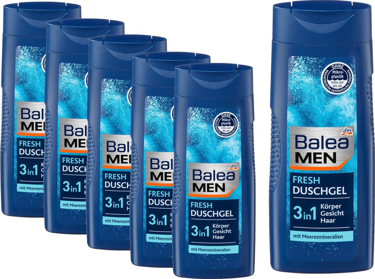 DM Balea MEN Douchegel Fresh | 6-pack (6 x 300 ml)