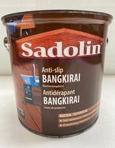 Sadolin Bangkirai 2.5L BUITEN | Waterdicht - Anti Slip - Beschermingsbeits - "Ebbenhout"