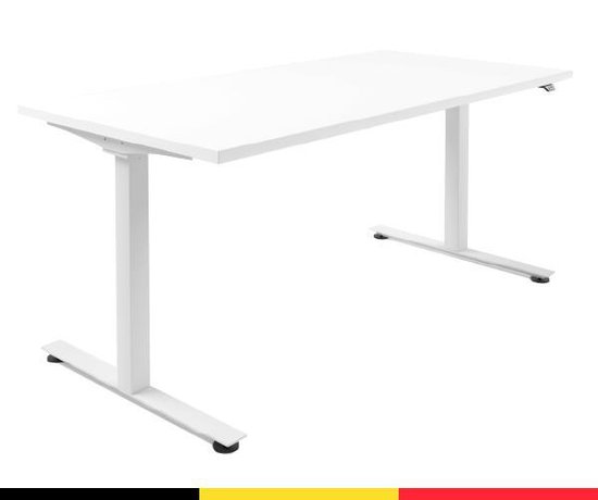 brandwond Bekend nauwelijks Zit Sta Bureau In Hoogte Verstelbare Zit Sta Tafel Bivo Light 120x80 |  bol.com