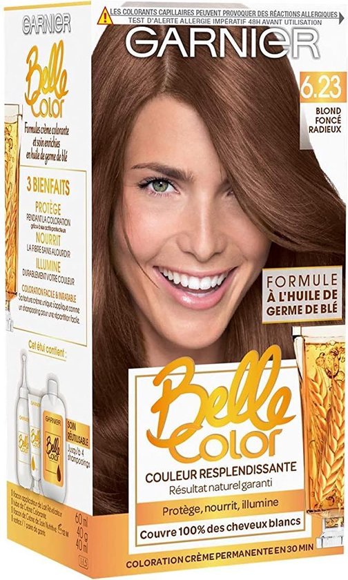 GARNIER BELLE COLOR 6.23 BLOND FONCE RADIEUX | bol