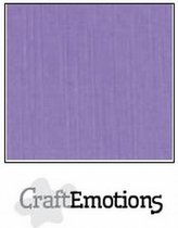 CraftEmotions linnenkarton 10 vel lavendel 30,5x30,5cm / LC-20
