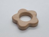 Houten bijtring Bloem – Bijtring hout – Houten ringen hobby – HOGE BULKKORTING!- Wood & Fun