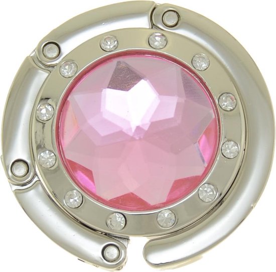 Treasure Trove® Roze Bling Tashaak - Accessoire - Tas ophanger - Dames