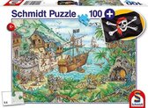 Schmidt Piraten Baai, 100 stukjes - Puzzel - 6+