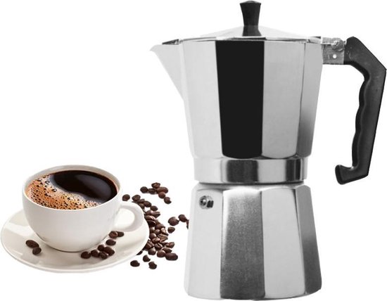 WiseGoods Percolator Moka Espresso - Espresso Maker - Aluminium  Koffiezetapparaat - 3... | bol.com