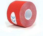 DW4Trading® Kinesiotape kinesiology sporttape rol 5 cm x 5 m rood