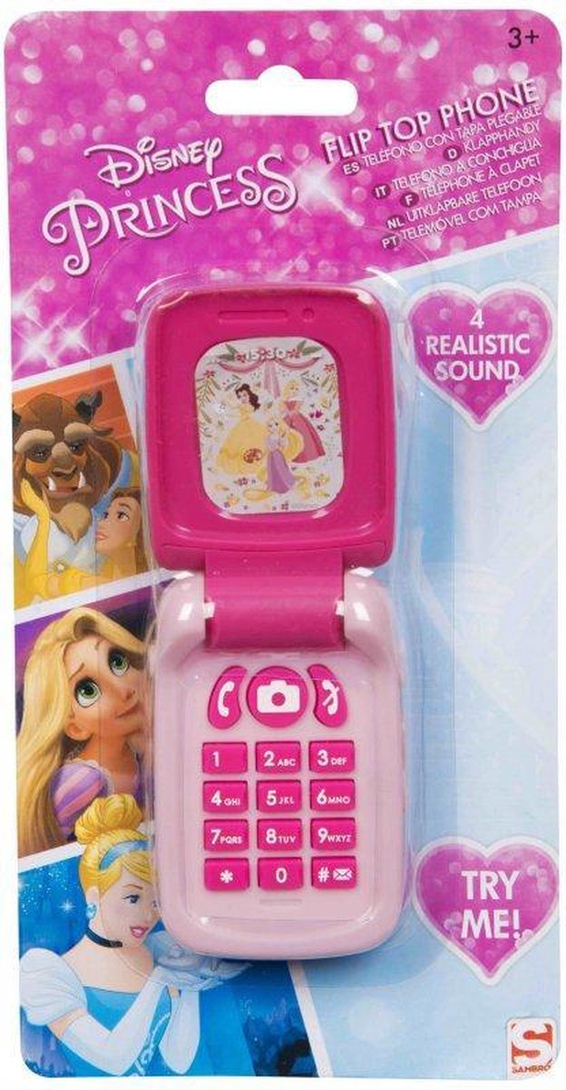 Sambro Disney Princesses de téléphone pliant - Rose | bol