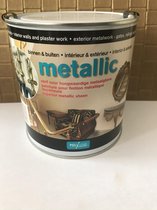 Polyvine Metallic verf Glansgoud 1 Liter