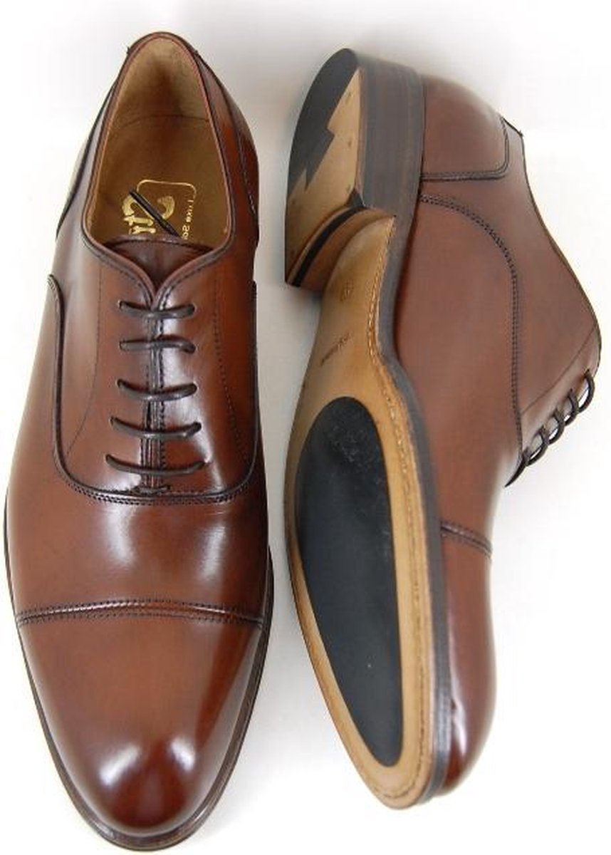 Stravers - Maat 48 Elegante Zakelijke Herenschoenen Bruin Grote Maten Nette  Schoenen | bol.com
