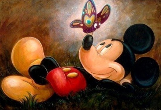 mild Goed gevoel Gedateerd Schilderen op nummer volwassenen, schilderen op nummer kinderen, Mickey  Mouse met... | bol.com