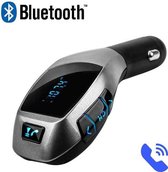 X5 Bluetooth FM Transmitter voor in de auto - Handsfree bellen carkit met AUX / SD kaart / USB - Ingangen - Bluetooth Handsfree Carkits / adapter / auto bluetooth / LCD Display - X5 FM Transmitter