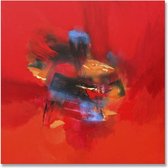 Schilderij met rood