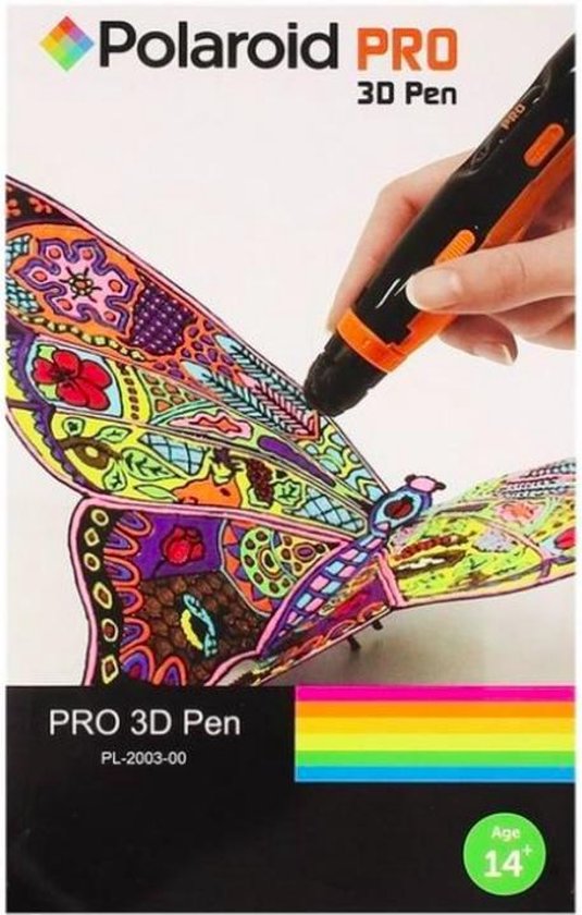 3d pen - pro 3d pen - polaroid pro 3d pen - set van 3d pen met fillament -  met vulling... | bol.com